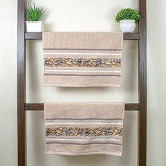 Oriental 450 GSM Hand Towel Set Of 2 | Ultra Soft & Highly Absorbent Towels