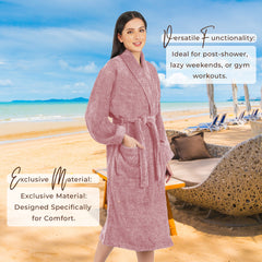 Canningvale  550 GSM Cotton Bathrobe  for Women