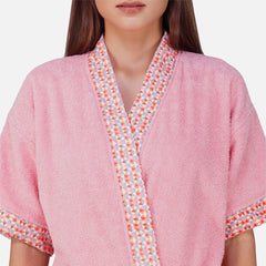 Sakura Women 420 GSM Cotton Bathrobe