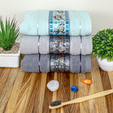 Royal Designed Rajvanshi 440 GSM Cotton Hand Towels , Set of 3