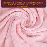 Regal 460 GSM Bath Towels Set Of 2 | Ultra Soft & Highly Absorbent Towels - Rangoli