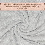 Rangoli Victoria 100% Cotton Hand Towel Set of 3 | Ultra Soft, Super Absorbent Luxurious Towels