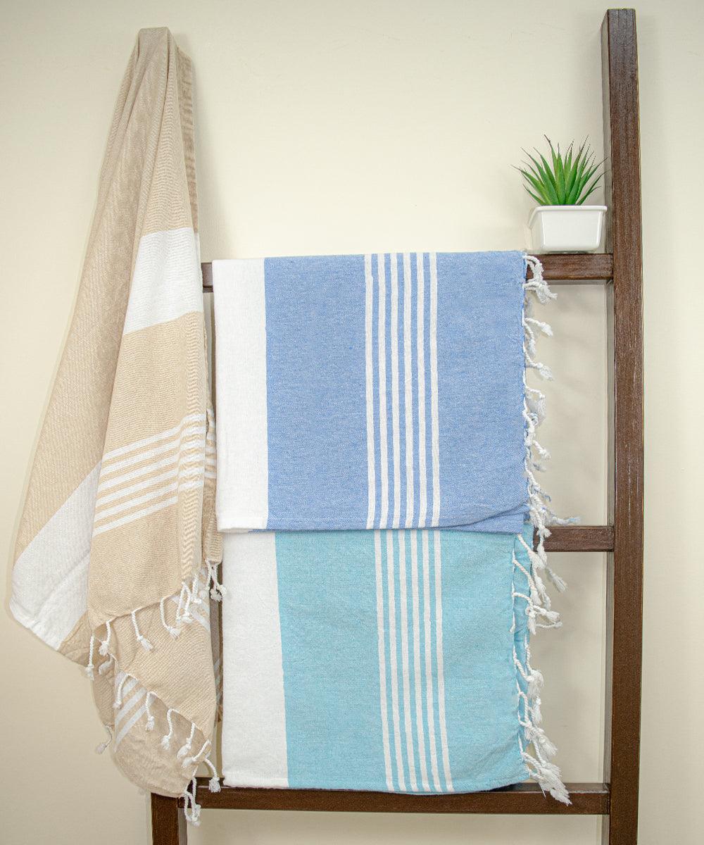 Cotton Bath Towel For Unisex Set of 6, 200 GSM (165L X 85W)