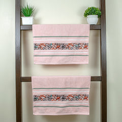 Oriental 450 GSM Hand Towel Set Of 2 | Ultra Soft & Highly Absorbent Towels