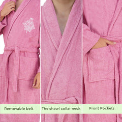 Rangoli Royal Bamboo Bathrobe for Men | Ultra-Soft & Lightweight | 100% Bamboo Fabric | Highly Absorbent, Eco-Friendly & Breathable