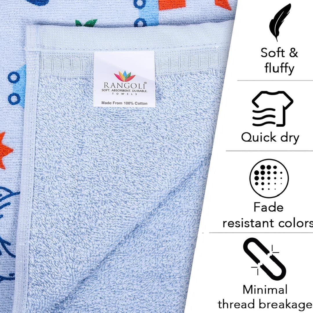 Monkey Print Organic Cotton Baby Bath Towel Set Beige Grey