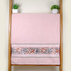 Oriental 450 GSM Cotton Bath Towel (Size: 71x147 CM)