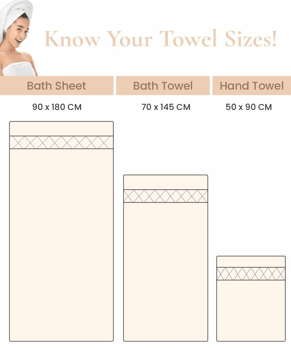 Rangoli Hygra Earthly Egyption Cotton 610 GSM Plush Oversized Bath She