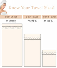 Rangoli Hygra Earthly Egyption Cotton 610 GSM Plush Oversized Bath Sheet (90 x 180 cm)