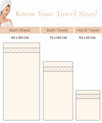 Rangoli Hygra Earthly Egyption Cotton 610 GSM Plush Oversized Bath Sheet (90 x 180 cm)