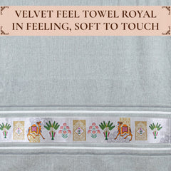 Regal 460 GSM Hand Towel Set Of 5 | Ultra Soft & Highly Absorbent Towels