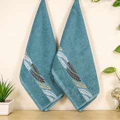 Rangoli Morgan 470 GSM 100% Cotton 2 Hand Towels