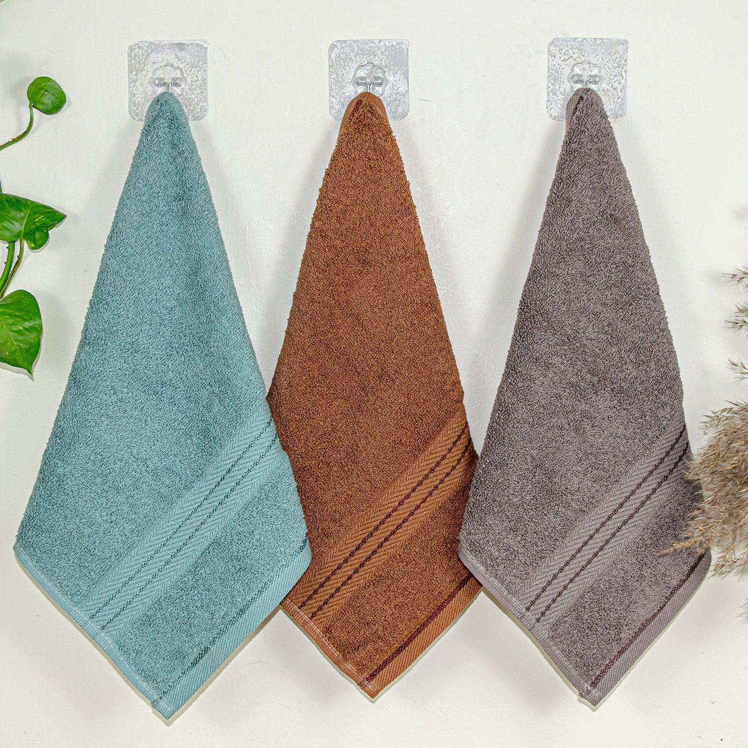 Rangoli Venetion 100% Cotton Face Towel |  Set of 6, 600 GSM