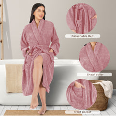 Canningvale  550 GSM Cotton Bathrobe  for Women