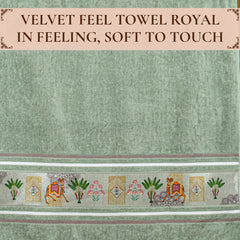 Regal 460 GSM Hand Towel Set Of 2 | Ultra Soft & Highly Absorbent Towels