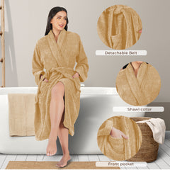 Canningvale  550 GSM Cotton Bathrobe  for Women