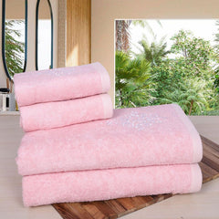 Royal Bamboo 500 GSM Towel Set of 4 | 100% Bamboo (2 Bath Towels + 2 hand Towels) - Rangoli