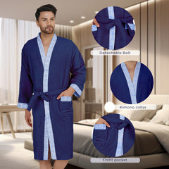 Rangoli Sakura Cotton Adult Bathrobe for Men 550 GSM