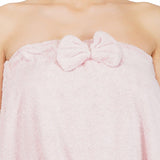 Rangoli Women Cotton Body Wrap Bath Towel With Shower Cap