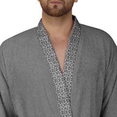 Rangoli Sakura Cotton Adult Bathrobe for Men 420 GSM