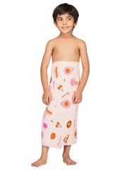 Rangoli 100% Cotton Kids Bath Towel | Skin Friendly Ultra Soft Towels for Girls and Boys - Rangoli