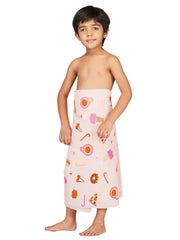 Rangoli 100% Cotton Kids Bath Towel | Skin Friendly Ultra Soft Towels for Girls and Boys - Rangoli