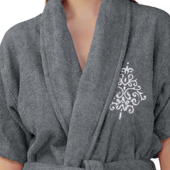 Rangoli Royal Bamboo Bathrobe for Women | Eco-Friendly, Ultra-Soft & Lightweight | 100% Bamboo Fiber | Highly Absorbent, Breathable & Gentle on Skin |