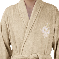 Rangoli Royal Bamboo Bathrobe for Men | Ultra-Soft & Lightweight | 100% Bamboo Fabric | Highly Absorbent, Eco-Friendly & Breathable