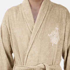 Rangoli Royal Bamboo Bathrobe for Men | Ultra-Soft & Lightweight | 100% Bamboo Fabric | Highly Absorbent, Eco-Friendly & Breathable