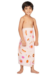 Rangoli 100% Cotton Kids Bath Towel | Skin Friendly Ultra Soft Towels for Girls and Boys - Rangoli