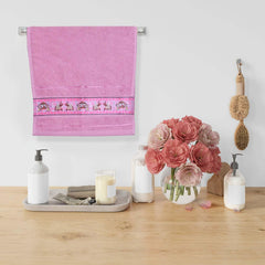 Royal Designed Rajvanshi 440 GSM Cotton Set of 2 Hand Towels - Rangoli