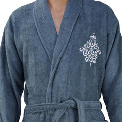 Rangoli Royal Bamboo Bathrobe for Men | Ultra-Soft & Lightweight | 100% Bamboo Fabric | Highly Absorbent, Eco-Friendly & Breathable