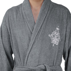 Rangoli Royal Bamboo Bathrobe for Men | Ultra-Soft & Lightweight | 100% Bamboo Fabric | Highly Absorbent, Eco-Friendly & Breathable