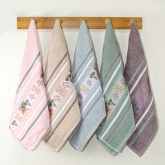 Regal 460 GSM Hand Towel Set Of 5 | Ultra Soft & Highly Absorbent Towels