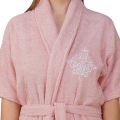 Rangoli Royal Bamboo Bathrobe for Women | Eco-Friendly, Ultra-Soft & Lightweight | 100% Bamboo Fiber | Highly Absorbent, Breathable & Gentle on Skin |