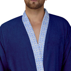 Rangoli Sakura Cotton Adult Bathrobe for Men 550 GSM