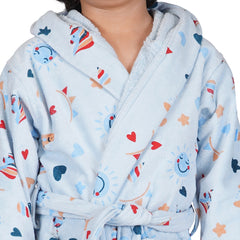 Rangoli Kids Unicorn Cotton Bathrobe 400 GSM for Girls and Boys