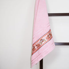 Royal Designed Rajvanshi 440 GSM Cotton Bath Towel - Rangoli