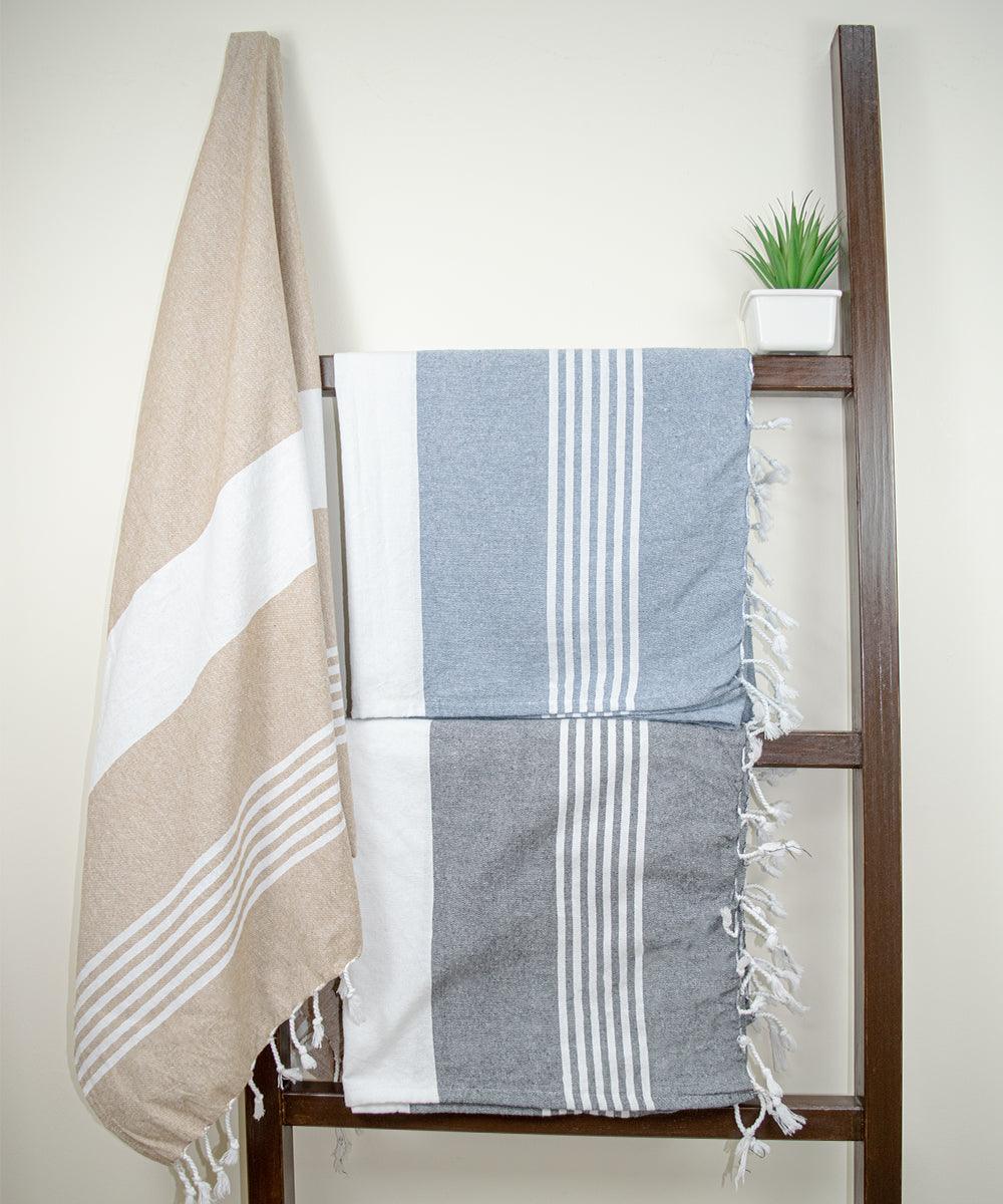 Cotton Bath Towel For Unisex Set of 6, 200 GSM (165L X 85W)