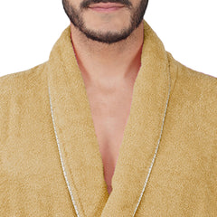 Rangoli Sunshine 500 GSM Cotton Bathrobe For Men