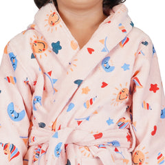 Rangoli Kids Unicorn Cotton Bathrobe 400 GSM for Girls and Boys