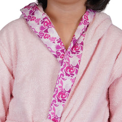 Rangoli Kids Bamboo Hooded Bathrobe | 500 GSM Ultra-Soft & Lightweight | 100% Bamboo Fabric for Gentle Comfort | Highly Absorbent & Breathable | Perfect for Bath, Swim, and Relaxation | Available in Various Sizes