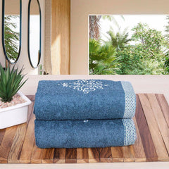 Royal Bamboo 500 GSM Hand Towels | 100% Bamboo, Ultra Soft, Highly Absorbent Eco-Friendly Towels - Rangoli