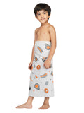 Rangoli 100% Cotton Kids Bath Towel | Skin Friendly Ultra Soft Towels for Girls and Boys - Rangoli