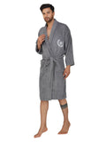 Rangoli Royal Bamboo Bathrobe for Men