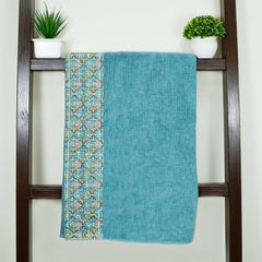 Sunshine 550 GSM Cotton Bath Towel Set of 2 | Ultra Soft, Extra Absorbent Luxurious Towels - Rangoli