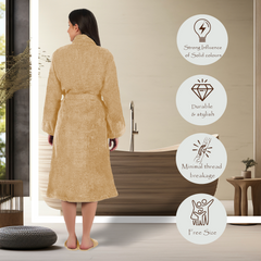 Canningvale  550 GSM Cotton Bathrobe  for Women