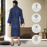 Canningvale 550 GSM Cotton Bathrobe For Men