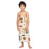 Rangoli Kids Printed Cotton Bath Towel | Anti-Bacterial, Ultra Soft Towels for Girls and Boys