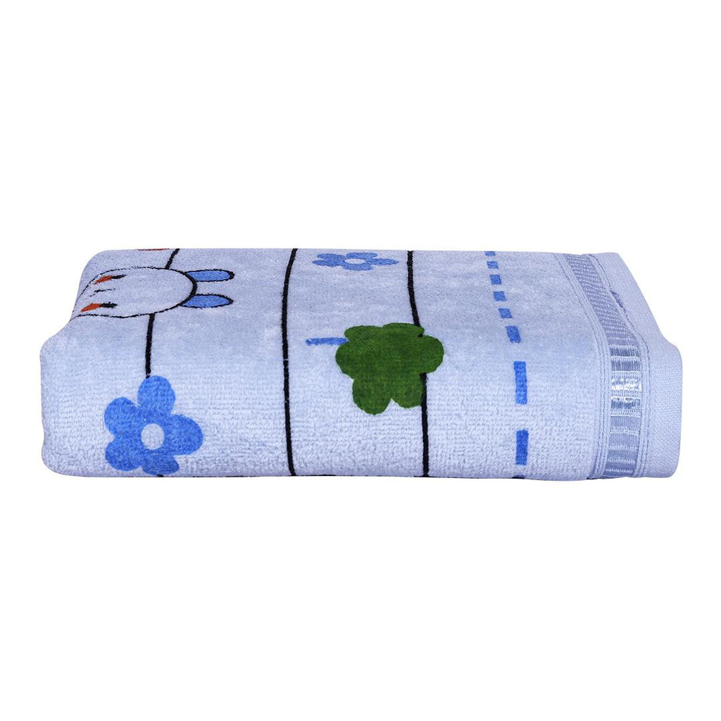 Rangoli 100 Cotton Baby Bath Towel (50x90 cm) Extra Soft, Skin Frie